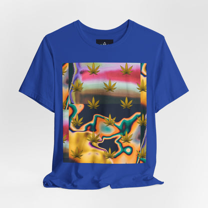 Vibrant Leaf Graphic Tee - Unisex Jersey Short Sleeve T-Shirt