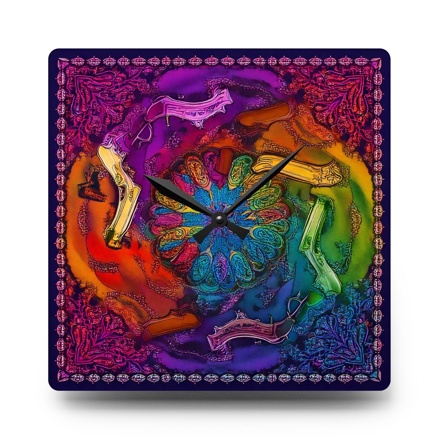 Tommy Time Acrylic Wall Clock