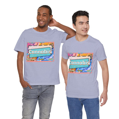 Trendy Cannabis Solutions Tee - Unisex Jersey Short Sleeve T-Shirt