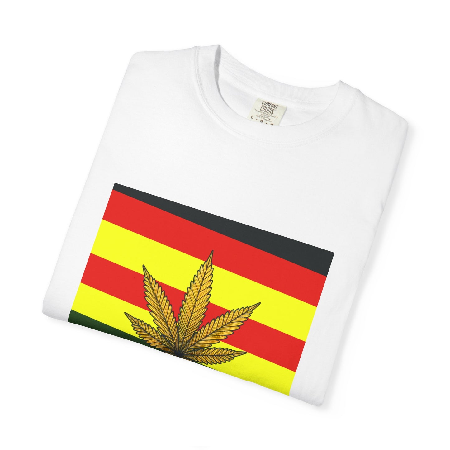 Happy Stoner Unisex Garment-Dyed T-shirt - Chill Vibes for Cannabis Enthusiasts