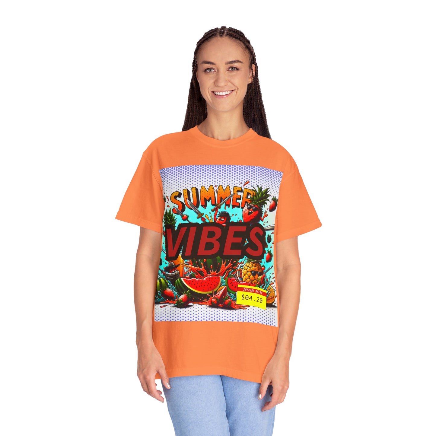Summer Vibes Unisex Garment-Dyed T-Shirt