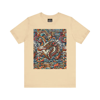 Vibrant Dragon Graphic Tee - Unisex Jersey Short Sleeve Shirt