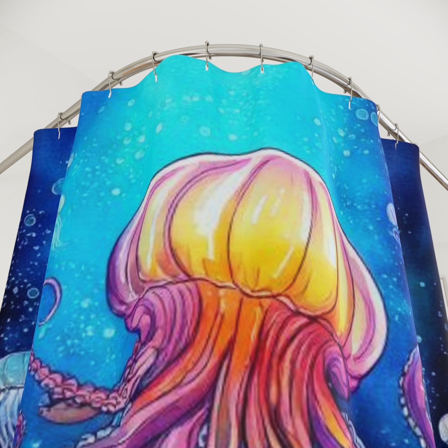 Simple Alluring Style Octopus Loves You Shower Curtains