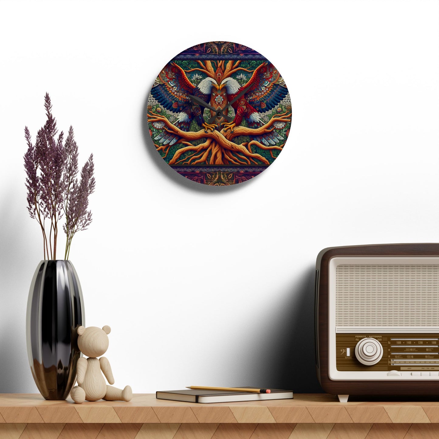 Guided Warriors Acrylic Wall Clock