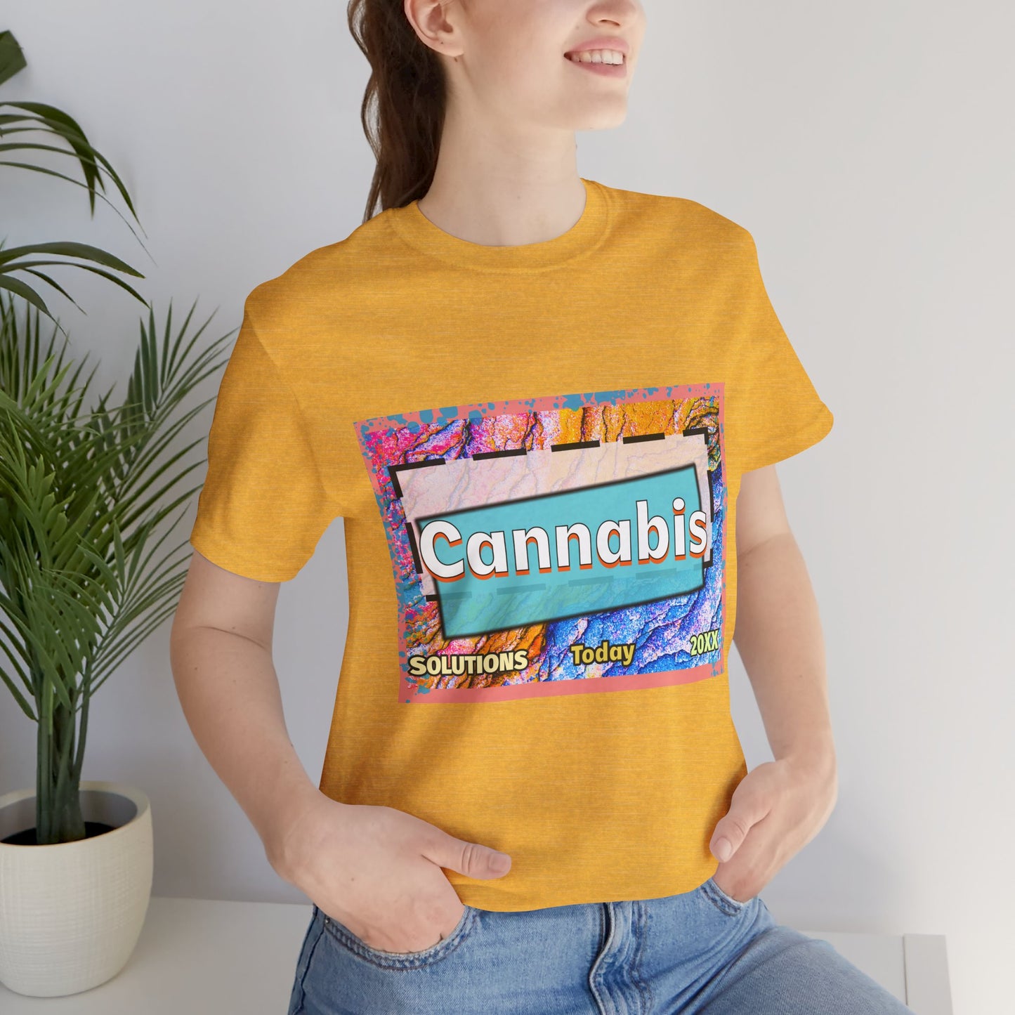 Trendy Cannabis Solutions Tee - Unisex Jersey Short Sleeve T-Shirt