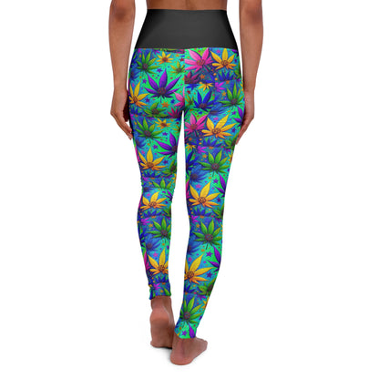 High Waisted Yoga Leggings (AOP)