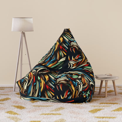 Simple Alluring Style Tiger Bean Bag Chair Cover