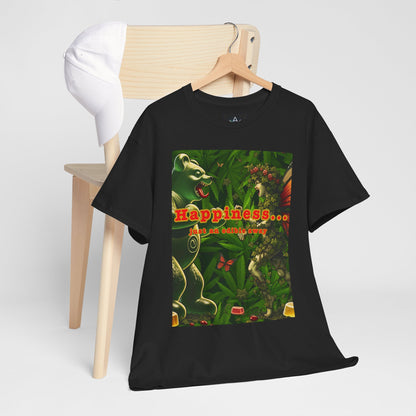 Happiness Jungle Unisex Heavy Cotton Tee, Graphic T-Shirt, Nature Lover Gift, Summer Wardrobe Essential, Unisex Casual Wear
