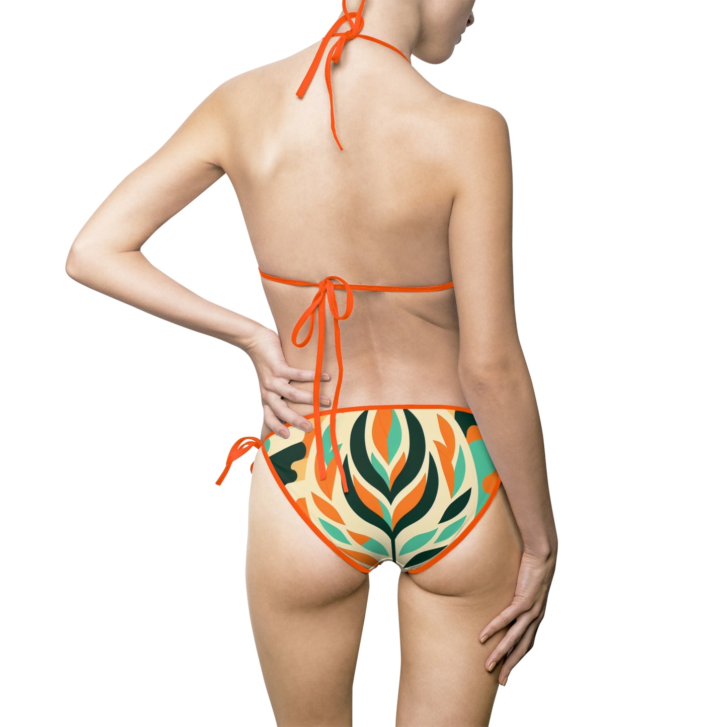 Tropical Floral Women's Bikini Swimsuit - Summer Beachwear