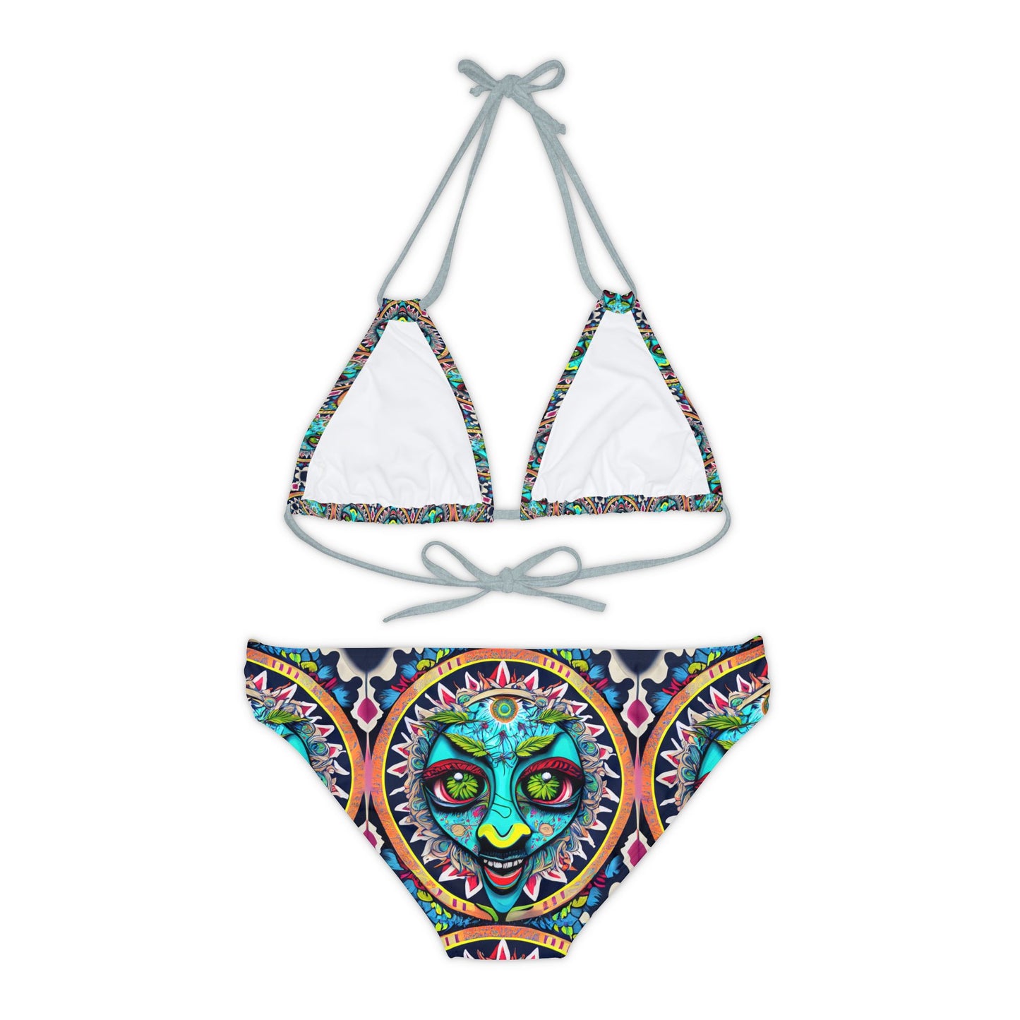 Strappy Bikini Set (AOP)