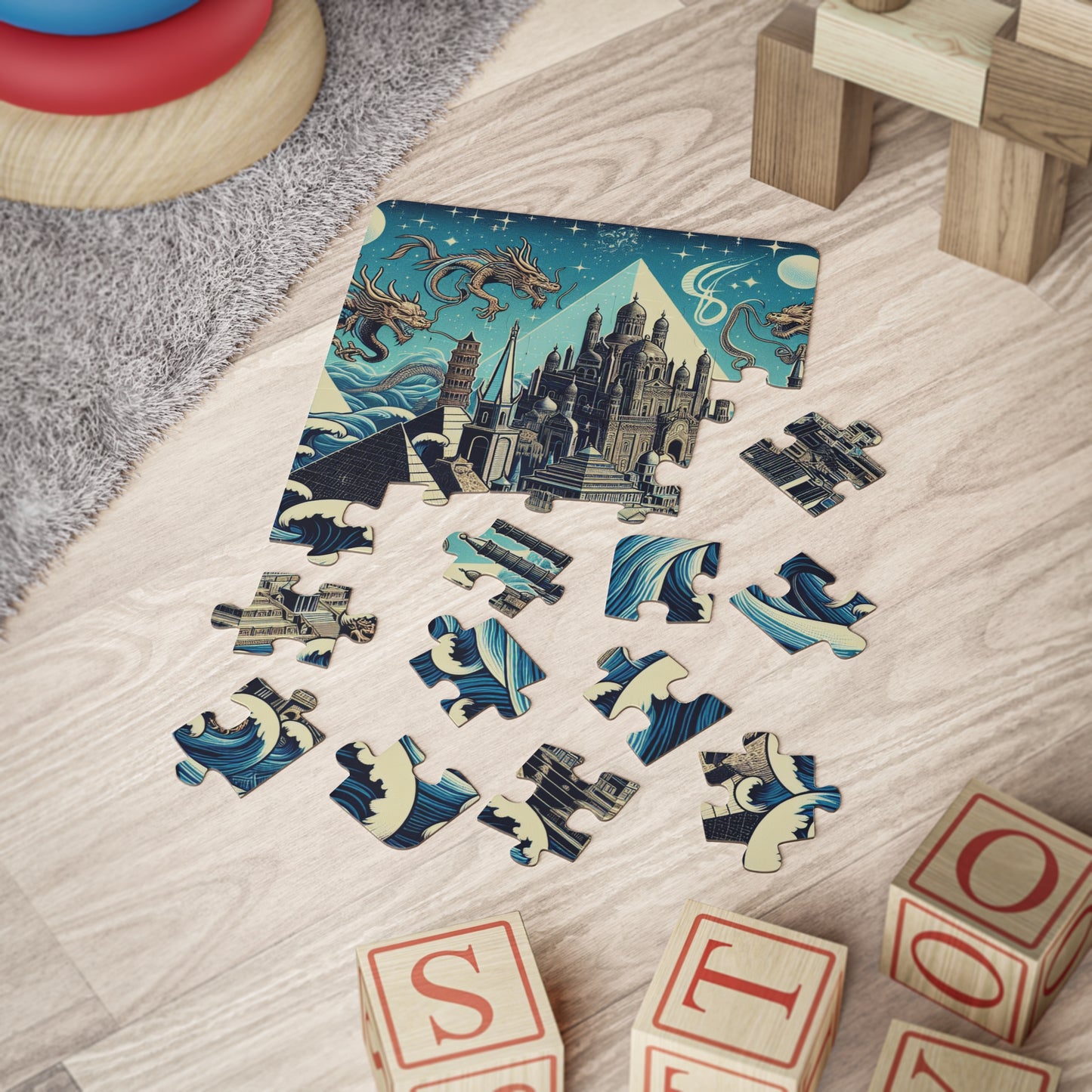 Dragon Puzzle, 30-Piece
