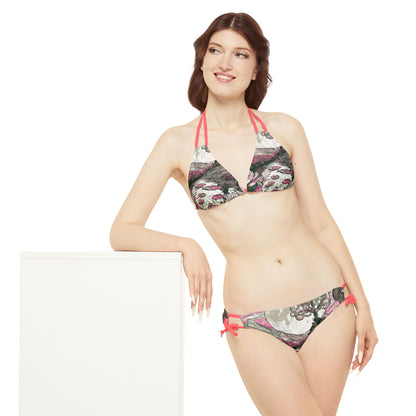 Strappy Bikini Set (AOP)
