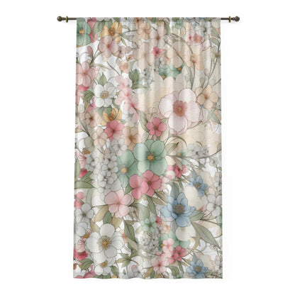Sheer Window Curtain