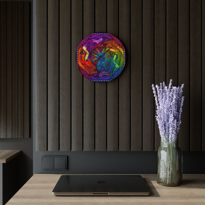 Tommy Time Acrylic Wall Clock