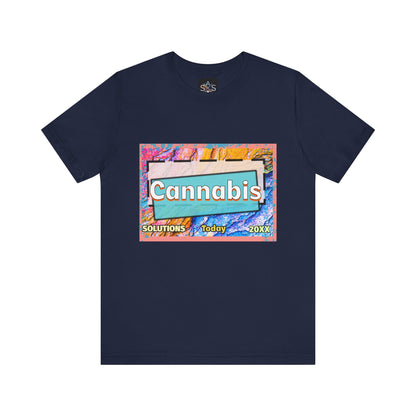 Trendy Cannabis Solutions Tee - Unisex Jersey Short Sleeve T-Shirt