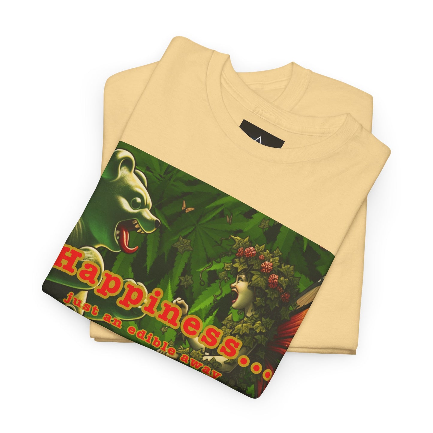 Happiness Jungle Unisex Heavy Cotton Tee, Graphic T-Shirt, Nature Lover Gift, Summer Wardrobe Essential, Unisex Casual Wear