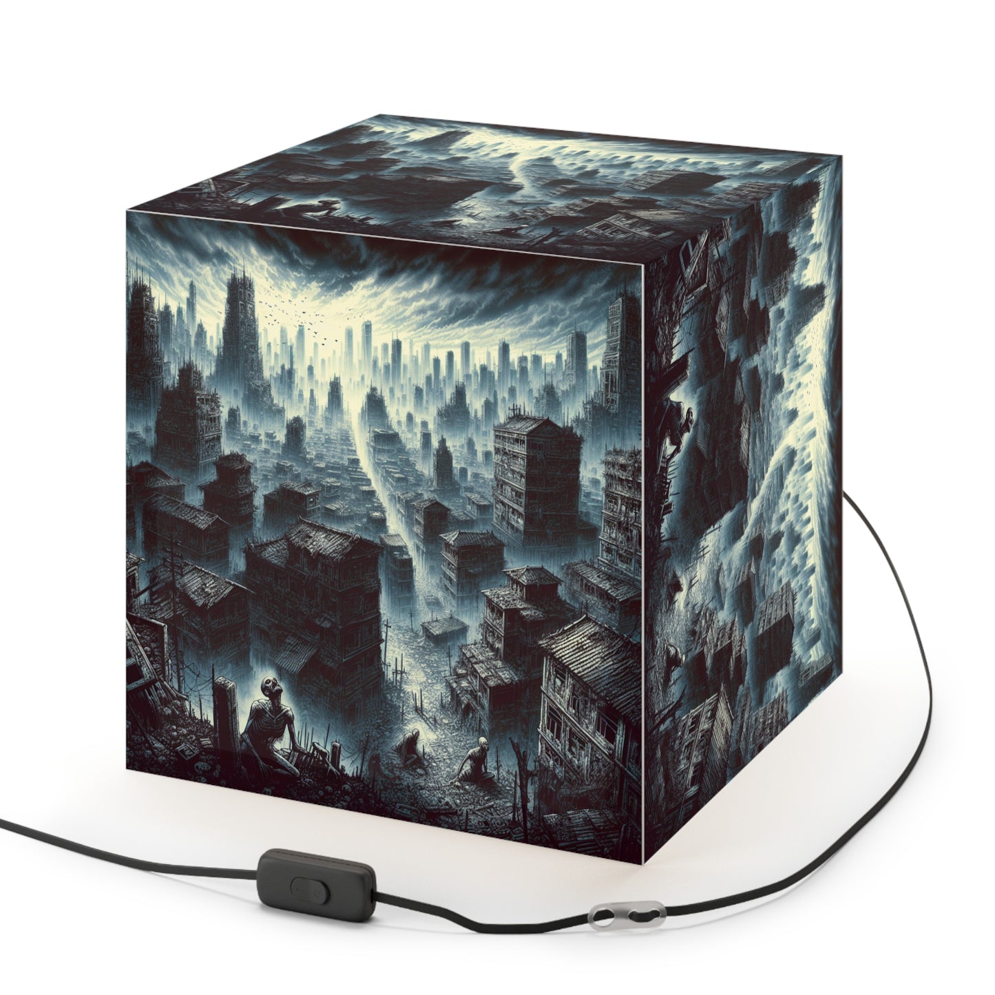 My Village of Souls Light Cube Lamp