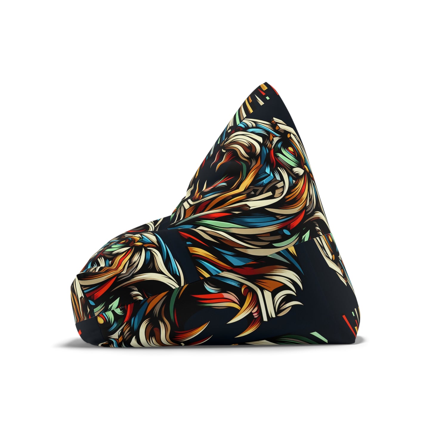 Simple Alluring Style Tiger Bean Bag Chair Cover