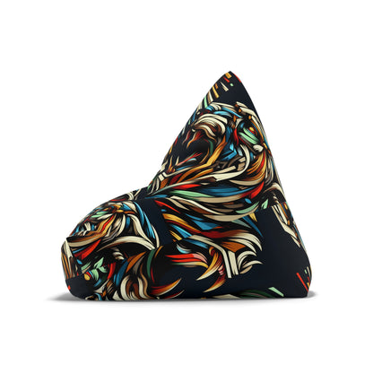Simple Alluring Style Tiger Bean Bag Chair Cover