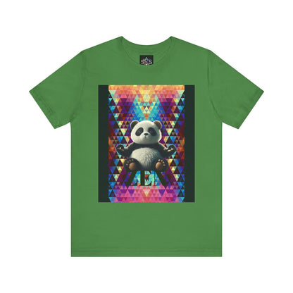 Colorful Panda Graphic Tee - Unisex Jersey Short Sleeve