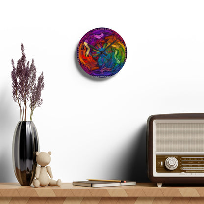 Tommy Time Acrylic Wall Clock