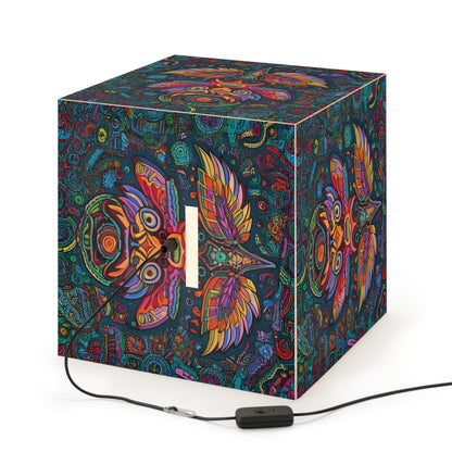 Owl Tribal Light Cube Lamp