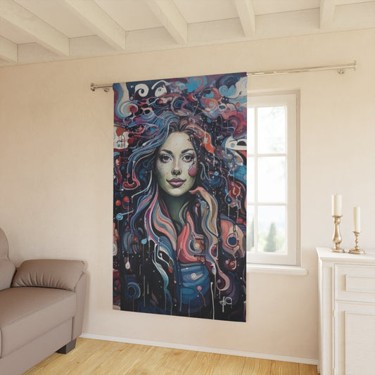 Be Yourself Window Curtains (1 Piece)