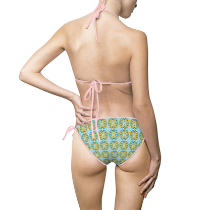 Tropical Print Women's Bikini Swimsuit - Beach Ready Swimwear