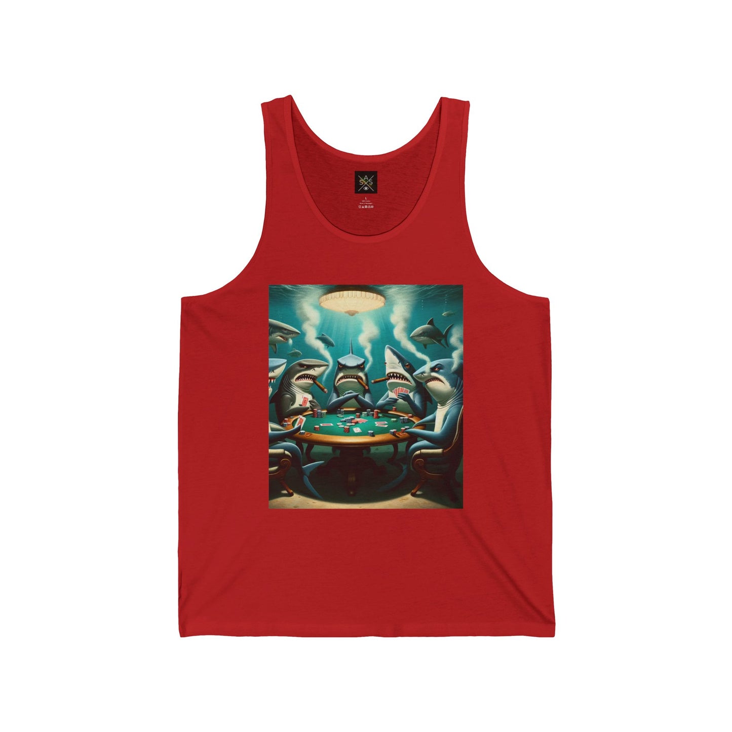 Sharks Bite Unisex Jersey Tank