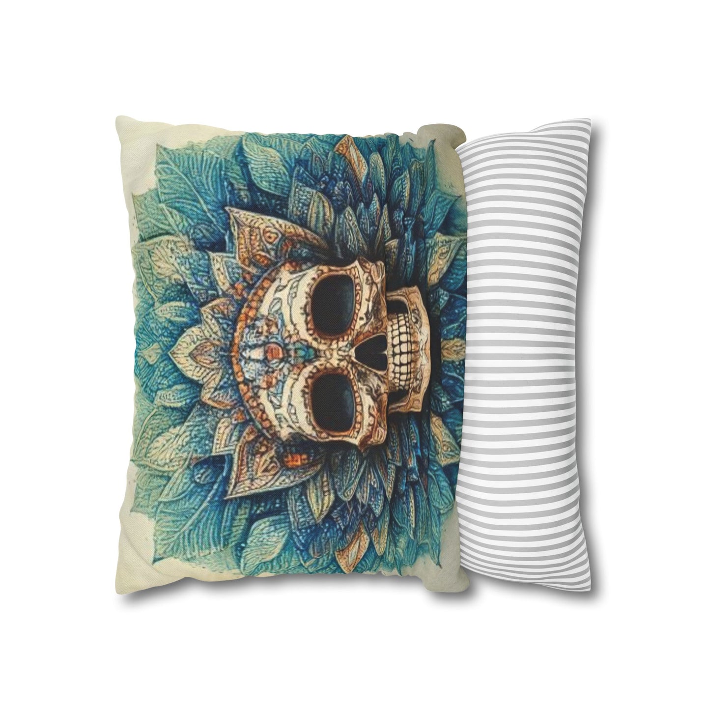 Spun Polyester Square Pillowcase
