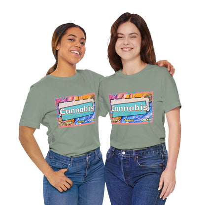Trendy Cannabis Solutions Tee - Unisex Jersey Short Sleeve T-Shirt