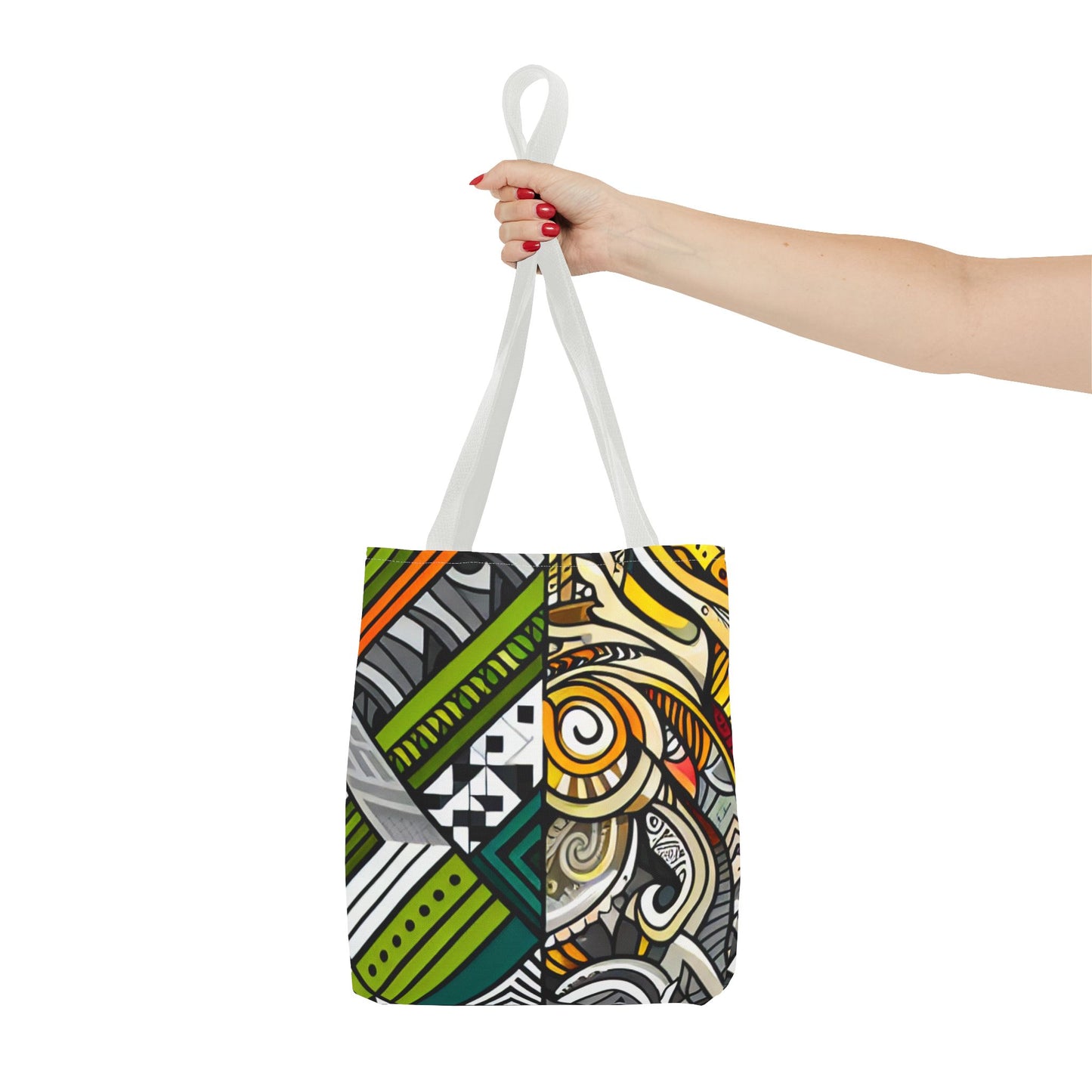 Custom Tote Bag - Stylish and Durable Design with Multiple Handle Colors