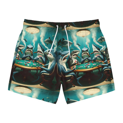 Swim Trunks - Sharks High End Swimming Shorts