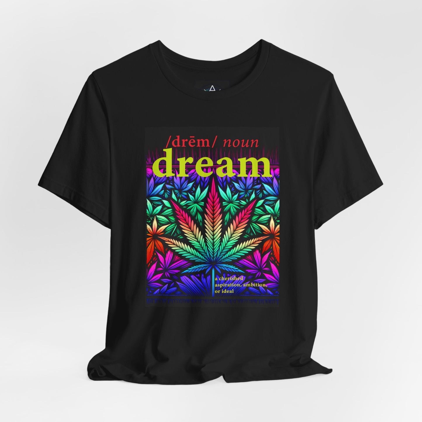 Dream Inspired Unisex Jersey Tee - Vibrant Cannabis Graphic T-Shirt