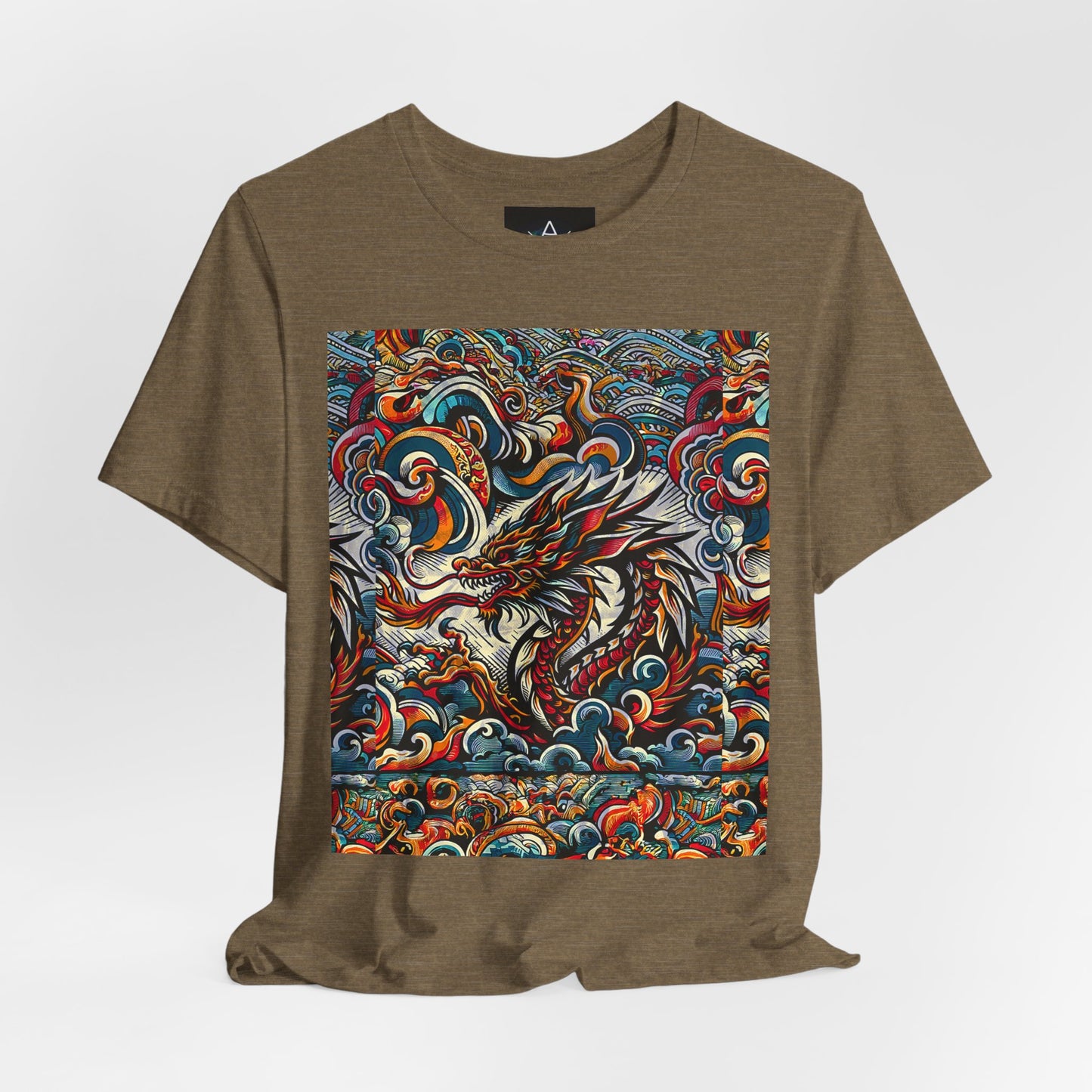 Vibrant Dragon Graphic Tee - Unisex Jersey Short Sleeve Shirt