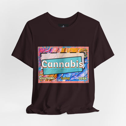 Trendy Cannabis Solutions Tee - Unisex Jersey Short Sleeve T-Shirt