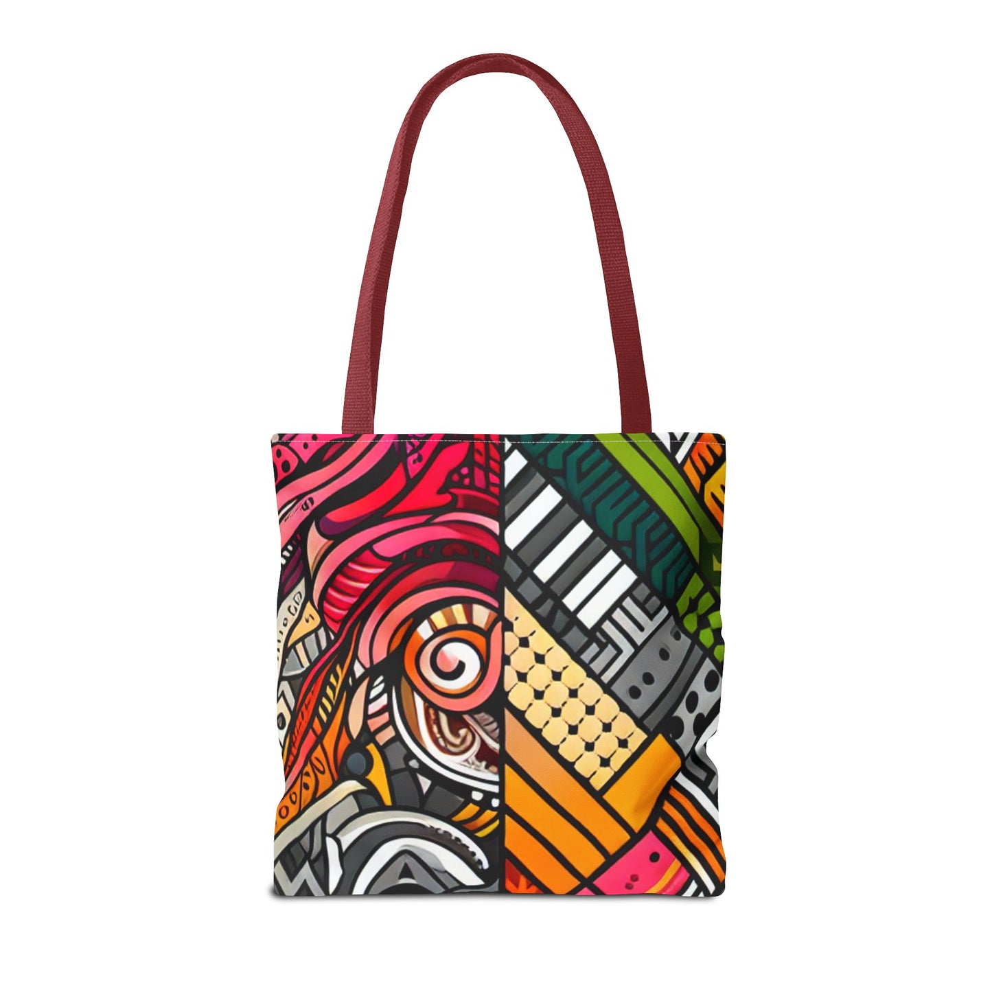 Custom Tote Bag - Stylish and Durable Design with Multiple Handle Colors
