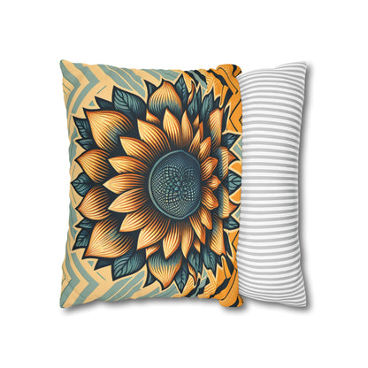 Faux Suede Square Pillowcase