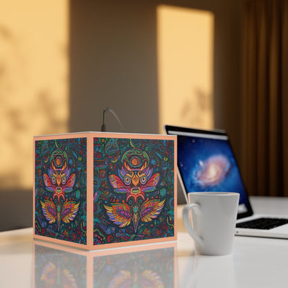 Owl Tribal Light Cube Lamp