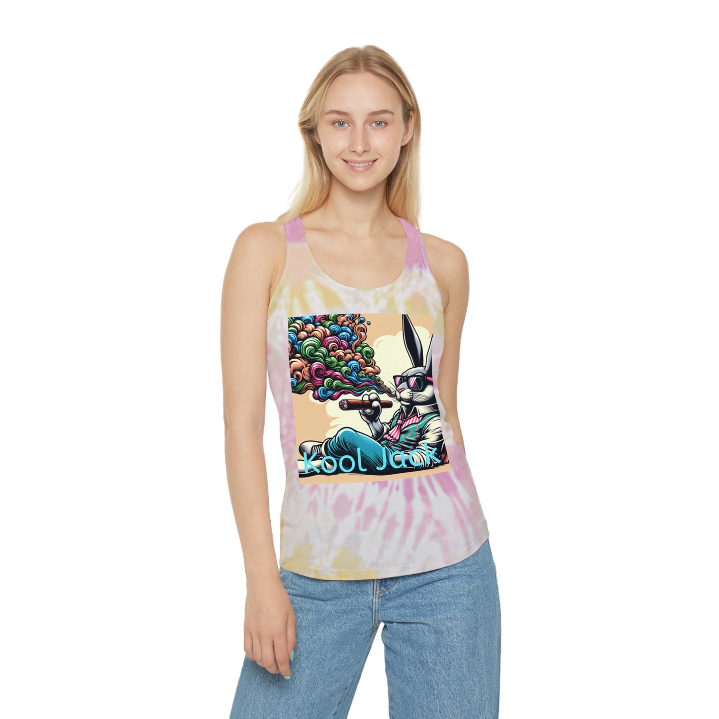 Tie Dye Tank Top - Unique Racerback Style for Street Fashion