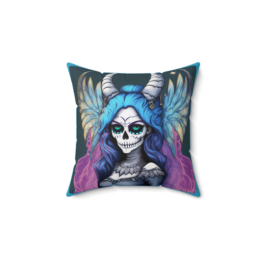 Unique Spun Polyester Square Pillow