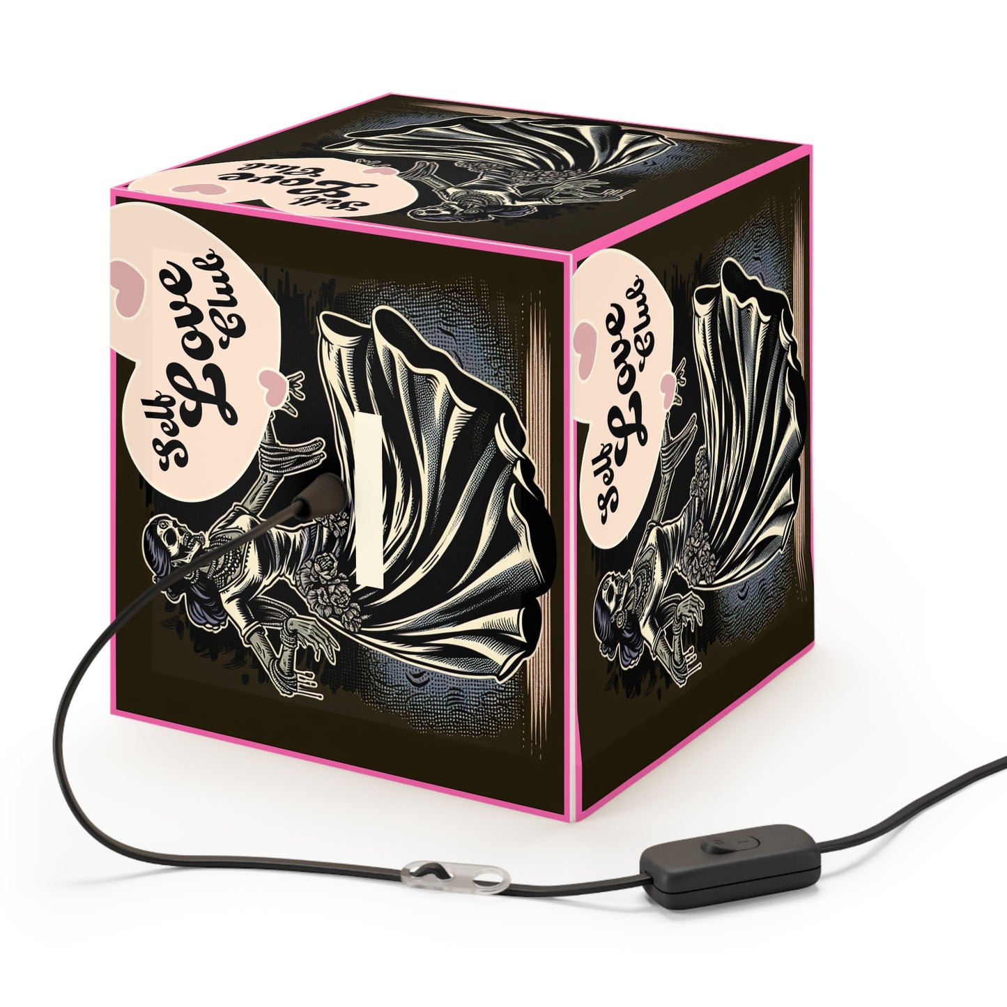 Self Love Club Light Cube Lamp
