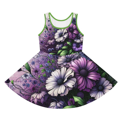 Girls' Sleeveless Sundress (AOP)