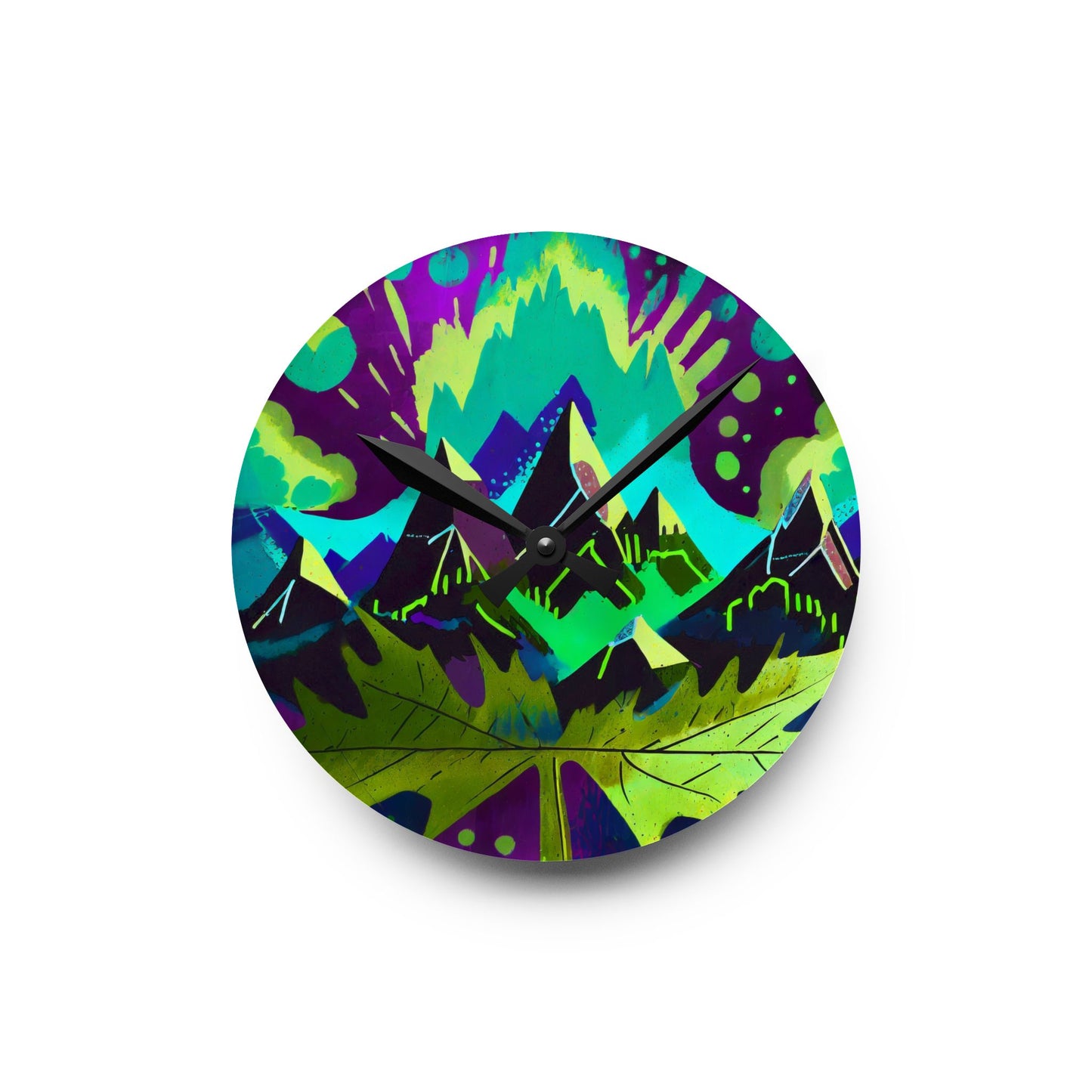 Maple, I love You Acrylic Wall Clock
