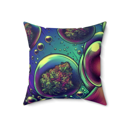 Simple Alluring Style Square Pillow - Bold and Unique Spun Polyester Pillow for Friends and Family