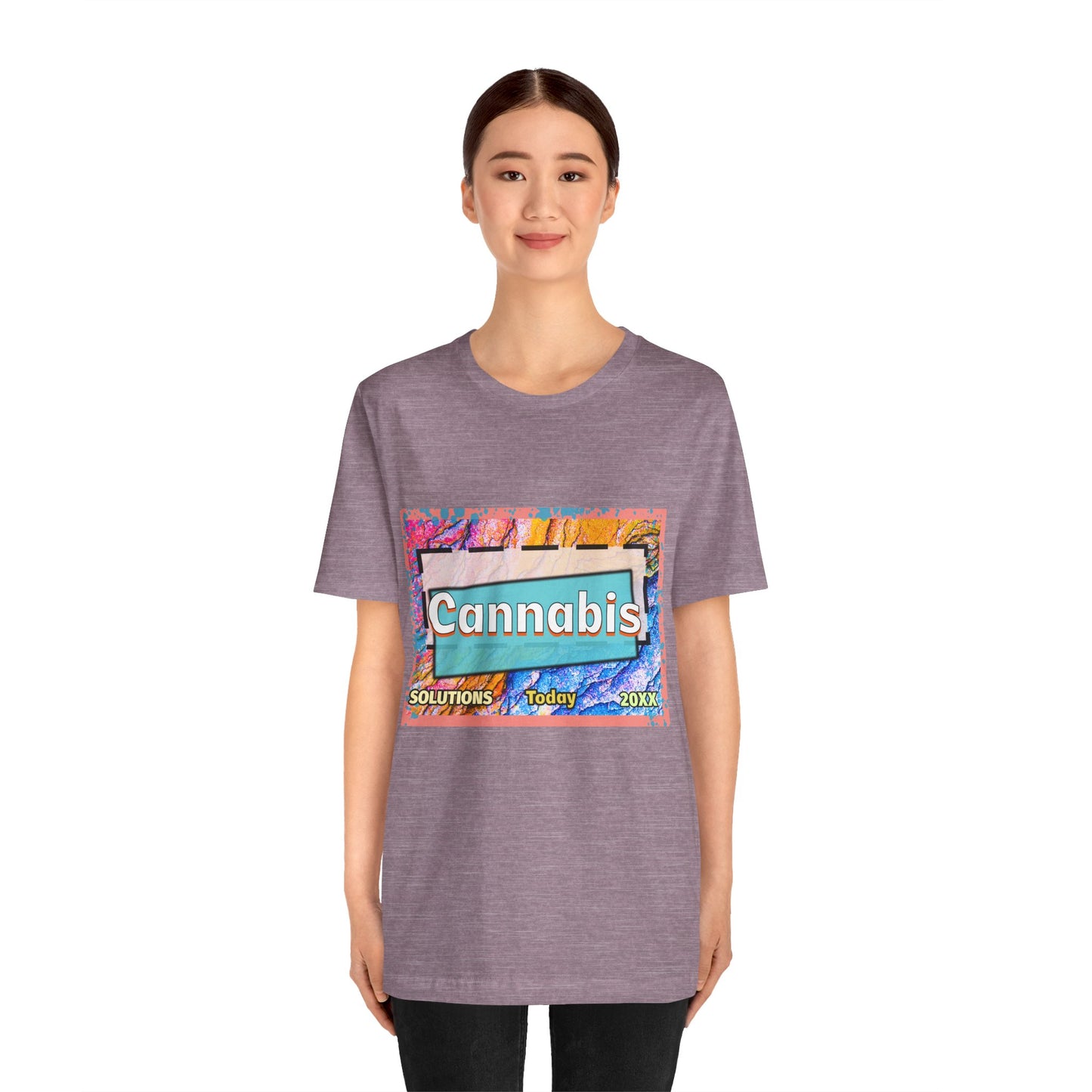 Trendy Cannabis Solutions Tee - Unisex Jersey Short Sleeve T-Shirt