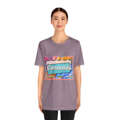 Trendy Cannabis Solutions Tee - Unisex Jersey Short Sleeve T-Shirt