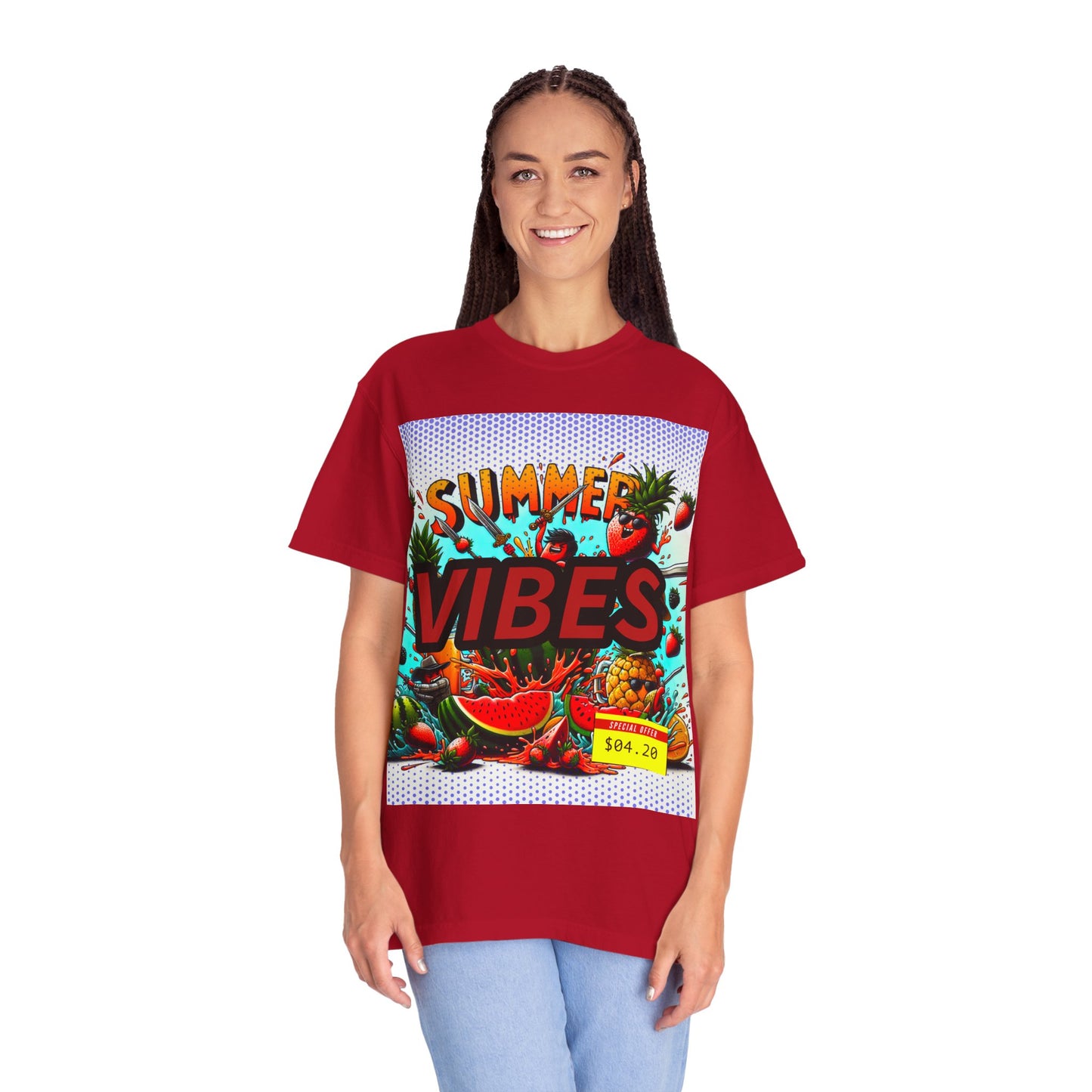 Summer Vibes Unisex Garment-Dyed T-Shirt