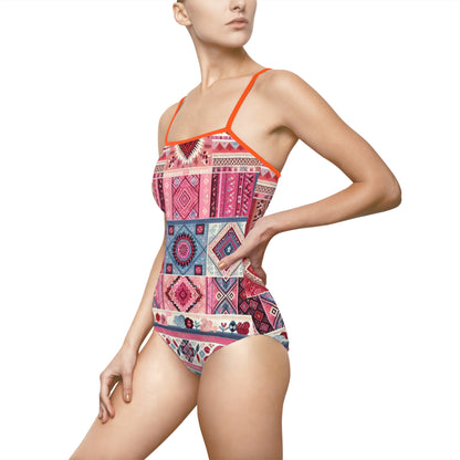 Bohemian Print Women's One-Piece Swimsuit - Perfect for Summer Fun!