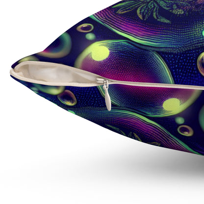 Simple Alluring Style Square Pillow - Bold and Unique Spun Polyester Pillow for Friends and Family